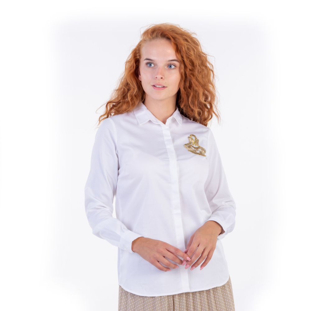 Network Shirt Women size S White